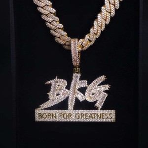 Personalizable 925 plata esterlina Moissanite Hip Hop enlace cadena VVS diamante probador colgante fino colgantes encantos para fiesta raperos - Product Image 3