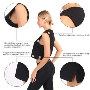 Logo personnalisé conception femmes haut court facile à porter anti-rides respirant anti-empilage haut court pour les femmes en prix de gros nouveau - Product Image 6