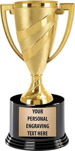 Stylish <b>Metal</b> Cricket Trophy Cup Championship Award Memorial Showpiece - Product Image 3