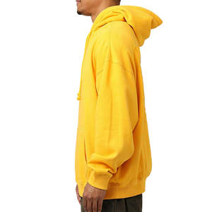 Sudadera con capucha de otoño bordada con estampado personalizado para hombre, sudadera de gran tamaño ecológica de algodón liso, suministro directo de fábrica - Product Image 5