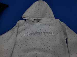 Sweat à capuche personnalisé surdimensionné avec paillettes et strass, avec grande fermeture éclair baggy, accessoire de mode unique et élégant en coton coréen - Product Image 6