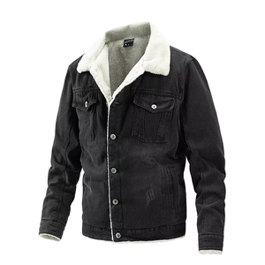 Chaqueta de Mezclilla de Diseño Nuevo, Estilo Urbano, Algodón Suave, Hombros Caídos, Estilo Vintage, Lavada - Product Image 3