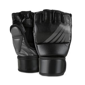 Gants de boxe demi-doigts ajustables en gros d'usine, MMA, combat et entraînement de Muay Thai, arts martiaux, gants de boxe d'entraînement - Product Image 1