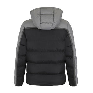 <b>Men</b> Windproof zip up puffy <b>Coat</b> Hooded customized windbreaker bomber <b>Men</b> Puffer insulated puffy Jacket <b>coat</b> OEM - Product Image 3