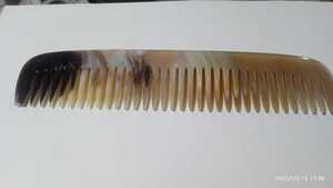 Peine de Cuerno Natural Impermeable Hecho a Mano, Arte Popular Rústico, Color Aleatorio, Masaje de Barba, Peines Multiusos, Tamaño Personalizado de Fábrica - Product Image 3