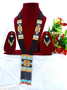 Collar de cuentas de resina hecho a mano bohemio, joyería de declaración étnica colorida para mujer, ropa de Festival - Product Image 5