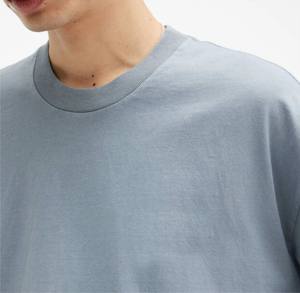 Tissu fin en gros personnalisé 100% coton T-Shirt respirant à motifs ajusté Jersey décontracté O-cou Design - Product Image 1