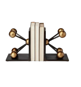 Étagère Bureau Table Basse Décor Minimaliste Or Serre-Livres Étagère Organisateur Serre-Livres Robuste Bureau Bibliothèque Usage Domestique - Product Image 1