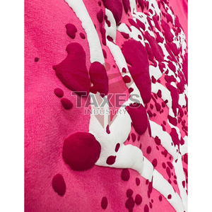 เสื้อฮู้ดซิปผู้ชายคุณภาพสูงแบบสั่งทำพิเศษ ทรงโอเวอร์ไซส์ ผ้าฟลีซหนานุ่ม 100% ผ้าฝ้าย สไตล์ลำลอง พิมพ์ลายพัฟฟ์ตามสั่ง สำหรับฤดูหนาว - Product Image 6