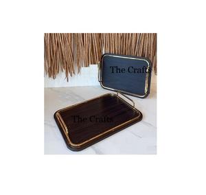 Wooden Dessert Serving Tray Set Of 2 Different Sizes Tableware <b>Chocolate</b> Serving Tray For Party And <b>Wedding</b> Use - Product Image 5