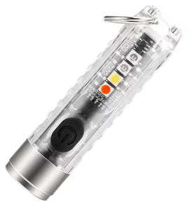 Keychain <strong>Flashlight</strong> Luminous UV EDC Torch USB-C Rechargeable <strong>LED</strong> Mini Magnetic <strong>Flashlights</strong> Portable Waterproof <strong>LED</strong> Torch - Product Image 1