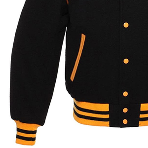 Vestes universitaires pour homme en tissu de laine, patchs, streetwear, coupe confortable, veste universitaire personnalisée pour homme - Product Image 6