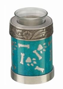 Fournitures funéraires d'urne de crémation de souvenir de lumière de thé en laiton pour l'urne commémorative humaine de cendres - Product Image 5