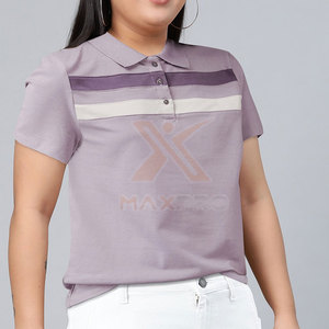 Camisetas Polo para Mujer de Color Sólido, Suministro Directo de Fábrica, MOQ Bajo - Product Image 4