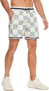 Shorts de rugby décontractés à taille haute avec logos brodés personnalisés, mélange polyester/coton, fabriqués en usine éco-responsable au Pakistan - Product Image 5