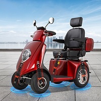Scooter de ocio para ancianos de cuatro ruedas eléctrico tipo freno electromagnético en un coche familiar Fabricantes de comercio exterior