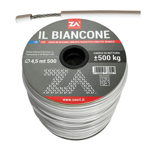 Filo Stendibiancheria Biancone Zincato 4,5 mm - Product Image 1