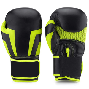 Gants de boxe Muay Thai pour hommes et femmes Gants de boxe en cuir Kickboxing Training Punching Boxing Glove - Product Image 6