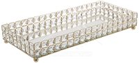 Bol de service en métal doré de luxe avec cristaux, vaisselle élégante, centre de table décoratif, bol à fruits pour hôtel, banquet, mariage, événements, plateaux