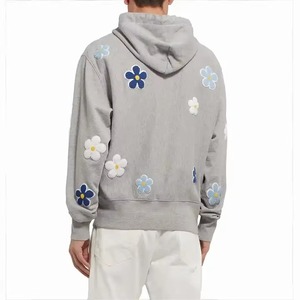 Sudaderas con Bordado Sólido para Hombre, a la Moda, al por Mayor, Ropa Urbana, Diseño Personalizado, 100% Algodón, Invierno, Servicio OEM - Product Image 2