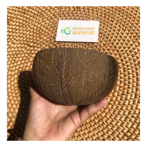 Gran oferta, cuenco de cáscara de coco, pequeño Vietnam Natural | Cuenco de cáscara de coco para vela grabada con logotipo láser, exportación por Eco2go Vietnam - Product Image 4