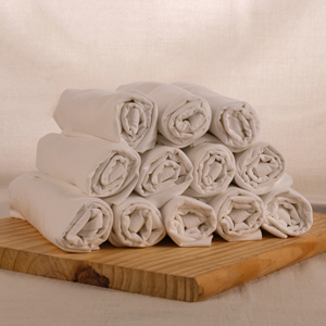 100% coton farine sac serviette couleur naturelle brodé tissé luxe moderne réutilisable maison cuisine Table avion Restaurant utilisation - Product Image 1