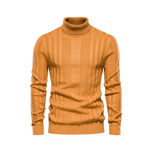 Suéter de Hombre, Personalizable, Tejido de Punto, Cuello Alto, Forrado, Sudaderas con Capucha, Ajuste Entallado, Suéteres de Punto, Ropa Casual - Product Image 1