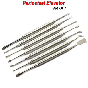 Juego de 7 Curetas Quirúrgicas de Acero Inoxidable para Implante Dental - Product Image 2