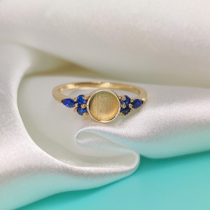 925 Sterling Silver Birthstone Ring Setting Round 6mm Lait maternel Cendres Résine Bijoux Base vierge DIY Memorial Custom Jewelry Gift - Product Image 4