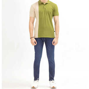 Camiseta corta de verano a la moda, nuevo estilo de negocios, Polo para hombre, Camiseta con cuello estampado de letras para hombre, ropa superior para hombre - Product Image 6