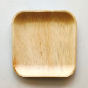 Plato cuadrado poco profundo de 7 "de la mejor calidad: Hoja de areca ecológica y vajilla duradera para restaurante y uso doméstico - Product Image 6