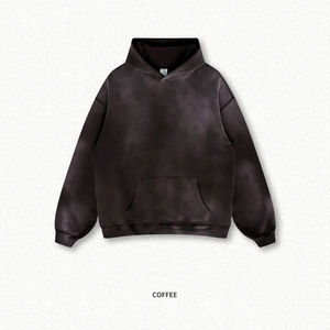 Sweat-shirts personnalisés avec logo pour hommes, de haute qualité, 100% coton, hiver, couleur unie, écologiques, pour femmes, couple, marque de mode, coupe classique, épaules tombantes - Product Image 3