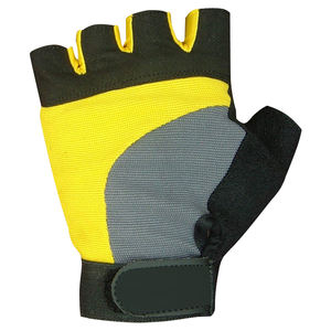 Gants de sport pour la gym, en cuir synthétique souple et très résistant, demi-doigts, antidérapants, avec sangle de poignet réglable, pour l'extérieur - Product Image 3