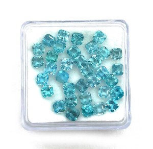 อัญมณีคริสตัลทรงแปดเหลี่ยมสีน้ำเงินทำด้วยมือหลวมสำหรับทำเครื่องประดับ - Product Image 6