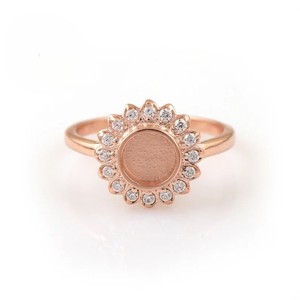 2025ที่มีคุณภาพที่ดีของนมแม่เครื่องประดับเงินกึ่งเม้าท์925รอบ6mm ว่างเปล่าการตั้งค่าแสตมป์หาทำในของขวัญอินเดีย - Product Image 2