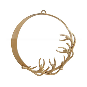 Escultura chapada en oro con forma de hoja de Base de mármol de Metal de aluminio náutico Las esculturas hechas a mano más exigentes - Product Image 5