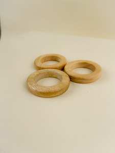 Ronds de serviette, ronds de serviette en rotin, ronds de serviette en osier, décor de table - Product Image 5