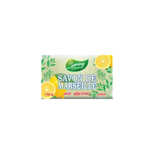 Spring Blossom 150 gr Economic pack skin care toilet usage hand and body Cleaning Citron variant Savon de Marceille soap
