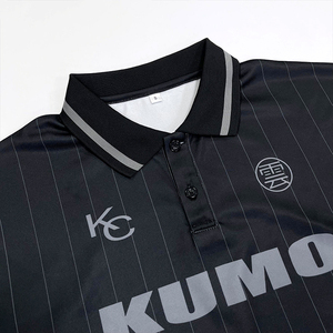 Camiseta de fútbol de algodón OEM personalizada para hombre, chándal de equipo de fútbol de club original para adultos, modelo de stock único - Product Image 3