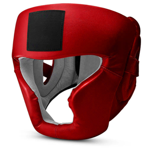 Protector de Cabeza de Boxeo Resistente, Material de Cuero Vacuno, Diseño Ovalado, Transpirable, para Entrenamiento de Adultos, Cómodo, Ligero y Seguro - Product Image 1