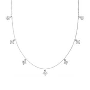 Collar de Diamantes y Esmeralda de Laboratorio de 2.80 CT, Impresionante Diseño Colgante para Bodas y Fiestas, y Colecciones de Joyería Fina de Alta Gama - Product Image 6