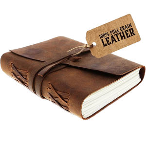 Wholesale Genuine Leather <b>Journals</b> Writing Vintage <b>Journal</b> for Man and Women <b>Gifts</b> for Man Artist <b>Travel</b> <b>Journal</b> Brown - Product Image 3