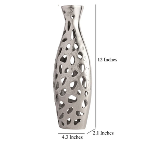 Costero Vintage Art Decor Florero Floral Acabado en bruto Hierro Mesa Flor Showpiece - Product Image 3