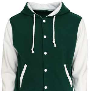 Sudadera con Capucha Unisex Casual Estilo Universitario 100% Algodón con Cierre de Cremallera para Invierno, Servicio OEM, Lavada, Procesada, Diseño Sólido, Secado Rápido Digital - Product Image 1