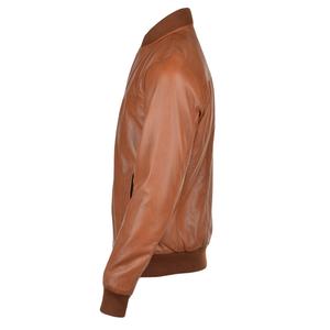 Veste en cuir véritable de haute qualité personnalisée, service OEM brodé, toile coupe-vent - Product Image 4