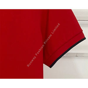 Couleur unie 100% qualité d'exportation pour polo tissu tricoté respirant grande taille prix compétitif approvisionnement en vrac pour le travail - Product Image 4