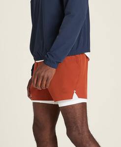 กางเกงขาสั้นผ้าย้อมสีพื้นสำหรับผู้ชายกางเกงขาสั้นเล่นเทนนิสสำหรับใส่วิ่งและเล่นกีฬากางเกงลำลองแบบปรับแต่งได้กางเกงขาสั้นเล่นเทนนิสสำหรับใส่ฤดูร้อน100% โพลีเอสเตอร์สำหรับใส่วิ่งและเล่นกีฬา - Product Image 5