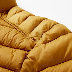 Ropa de invierno para hombre, venta al por mayor, chaqueta de hombre de alta calidad, chaqueta acolchada, chaqueta Bomber acolchada con cuello levantado para hombre - Product Image 3