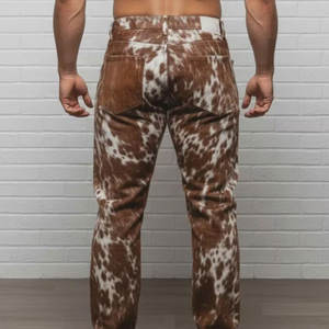 New Arrival Stylish Cowhide <b>Leather</b> <b>Pants</b> For <b>Men</b> Top Selling High Quality Streetwear Fashion Slim Fit <b>Men</b> Cowhide <b>Leather</b> <b>Pants</b> - Product Image 5