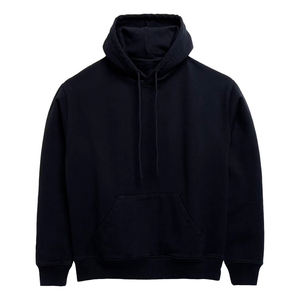 Sudadera con Capucha Extra Grande de Algodón con Logotipo Bordado Promocional, Lisa, Teñida, con Cuentas, para Otoño, para Promocionar Marcas Corporativas al por Mayor - Product Image 2
